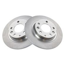 TRQ bageste bremseotorer Sæt solid kompatibel med 2006-2012 Ford Fusion 2007-2012 Lincoln MKZ 2006 Zephyr 2003-2013 Mazda 6 2006-2015 MX-5 Miata
