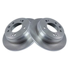 TRQ achterremschijven set massief compatibel met 2010-2015 Hyundai Tucson 2011-2016 Kia Sportage