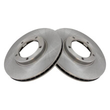 TRQ frontbremsningsrotorer Set udluftet kompatible med 1995-2004 Toyota Tacoma