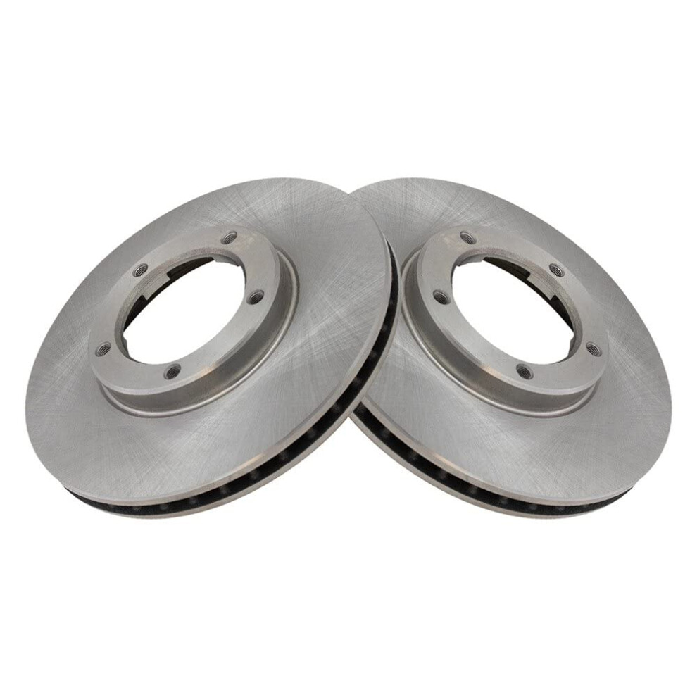 Trq Front Brake Rotors Set Vented Compatible With 1995-2004 Toyota Tacoma 191213783115