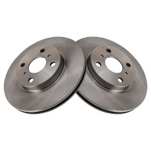 TRQ Voorste Remschijven Set Geventileerd Geschikt voor 2001-2005 Toyota Echo MR2 Spyder
