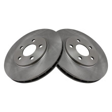 TRQ Front Brake Rotors Set Vent Compatible med 1995-2000 Chrysler Cirrus 1996-2000 Sebring Dodge Stratus Plymouth Breeze