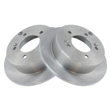 TRQ Bremsscheibensatz hinten, solide, kompatibel mit 20062010 Hyundai Sonata, 20052009 Tucson, 2001 XG300, 20022005 XG350 Kia Optima, 2005201