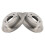 TRQ bakbromsskivor Set solid kompatibel med 2007-2010 Kia Rondo 1