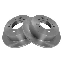 TRQ achterremschijven set massief compatibel met Hyundai Elantra 2007-2010