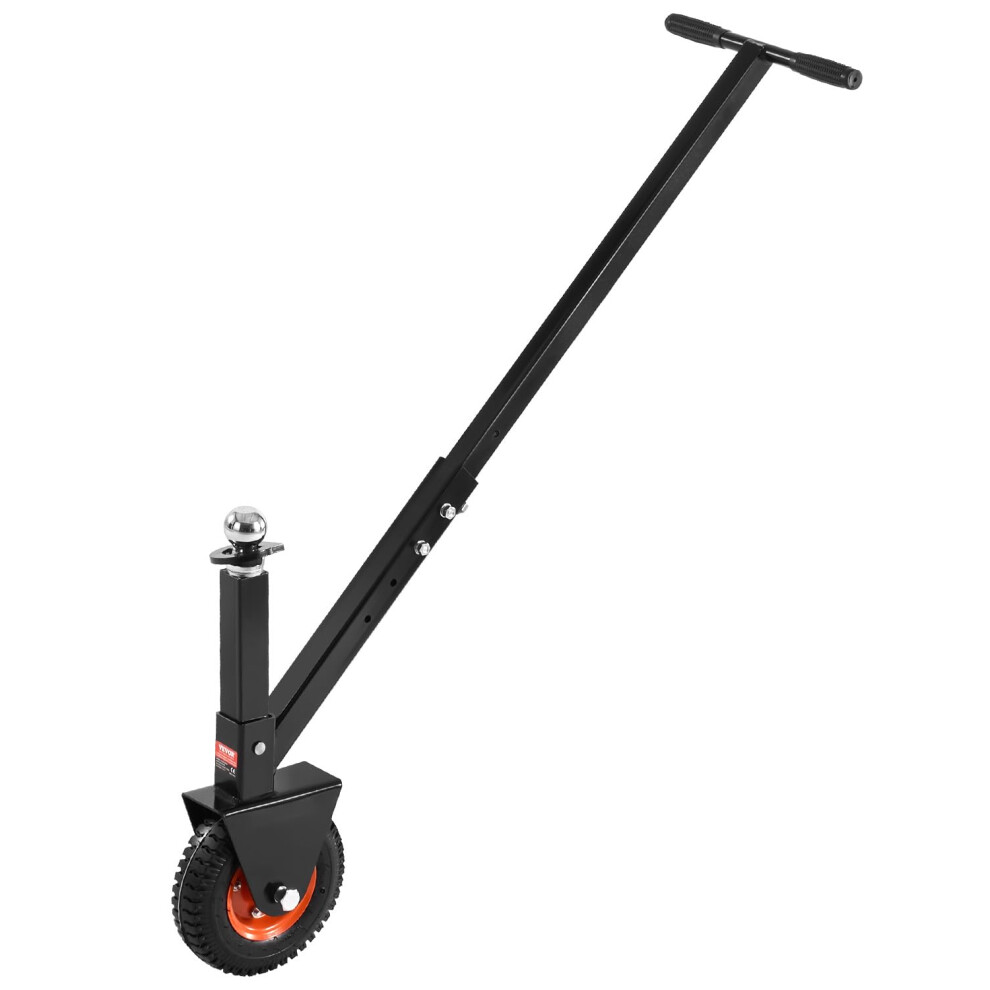 Vevor Trailer Dolly 300Lbs Tongue Weight Capacity 16.5 Inch And 22 Inch Height Adjustable Trailer Dolly With 1-7/8 Inch And 2 Inch Balls 8.5 Inch