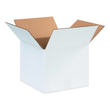 Weie Versandkartons von AVIDITI, 30,5 cm L x 30,5 cm B x 25,4 cm H (25 Stck), kleine, mittelgroe Versandkartons fr kleine Unternehmen, Verpackung