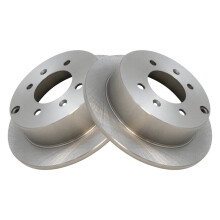 TRQ Achterremschijven Set Vast Compatibel met 1999-2005 Hyundai Sonata 2001-2006 Kia Optima