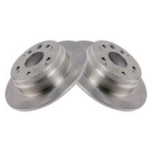 TRQ achterremschijven set massief compatibel met Acura CL 2001-2003