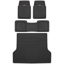 Motor Trend FlexTough Deep Dish Plus Gumov autokoberce s vlokou zavazadlovho prostoru Predn a zadn kombinovan sada se hod pro vetinu vozu SUV