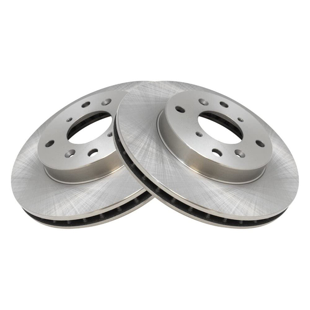 Trq Front Brake Rotors Set Vented Compatible With 1998-2002 Honda Accord 1998-1999 Acura Cl 191213758540