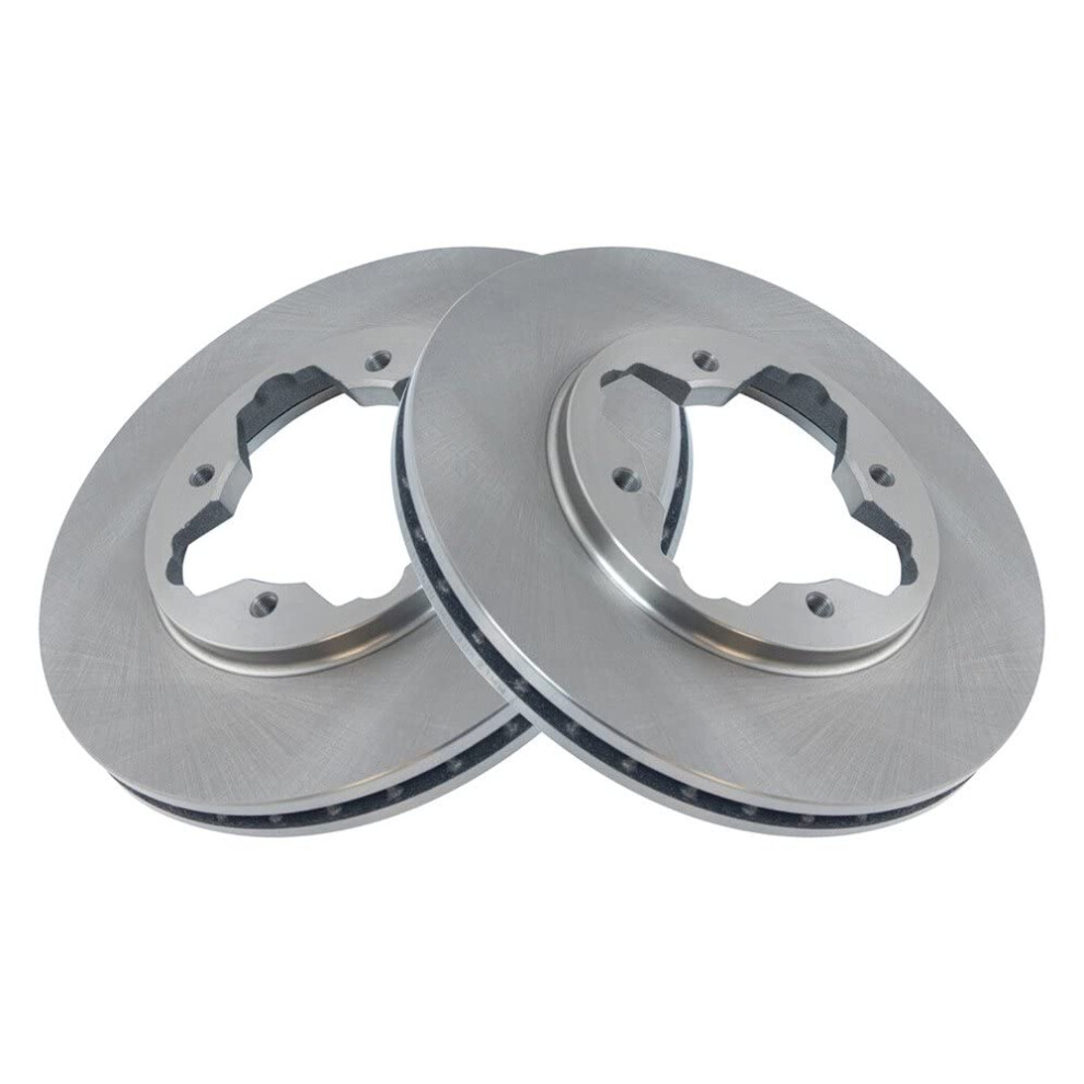 Trq Front Brake Rotors Set Vented Compatible With 1997 Acura Cl 1990-1997 Honda Accord 191213758434