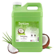 TropiClean Deodorizacn ampon pro psy pro pchnouc psy Profesionln ampon pro psy cinn kontrola zpachu Bezpecn pro tenata Aloe & Coconut Sce