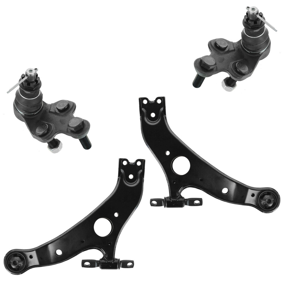 Trq Front Lower Control Arm With Ball Joint Set Compatible With 2004-2010 Toyota Sienna 191213624593