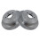TRQ bakbromsskivor Set solid kompatibel med 2005-2009 Subaru Legacy Outback 1