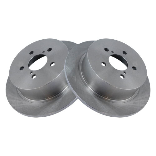 TRQ bakbromsskivor Set solid kompatibel med 2005-2009 Subaru Legacy Outback