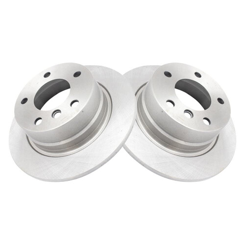 TRQ bakbromsskivor Set solid kompatibel med 2003-2005 BMW Z4