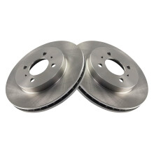 TRQ voorremschijven set geventileerd compatibel met 2002-2006 Mitsubishi Lancer 1999-2002 Mirage