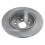 TRQ Rear Brake Rotors Set Solid Compatible with 1995-1999 Toyota Avalon 3