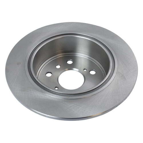 TRQ Rear Brake Rotors Set Solid Compatible with 1995-1999 Toyota Avalon 2