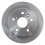 TRQ Rear Brake Rotors Set Solid Compatible with 1995-1999 Toyota Avalon 2