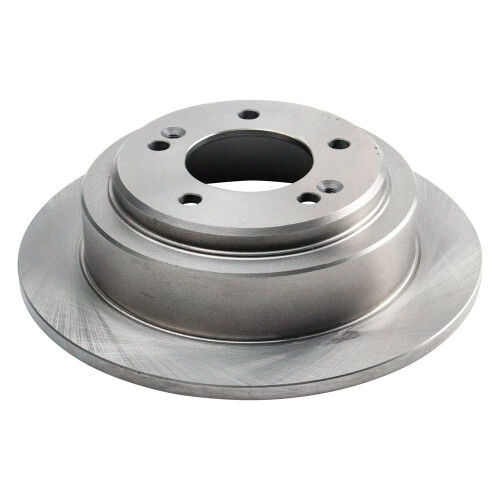 TRQ Rear Brake Rotors Set Solid Compatible with 2004-2006 Kia Amanti 2