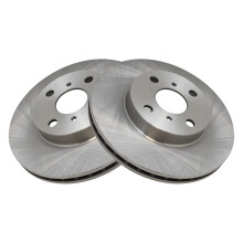 TRQ Front Brake Rotors Set Ventede kompatible med 1998-2002 Chevrolet Prizm 1993-1997 GEO 1993-2002 Toyota Corolla