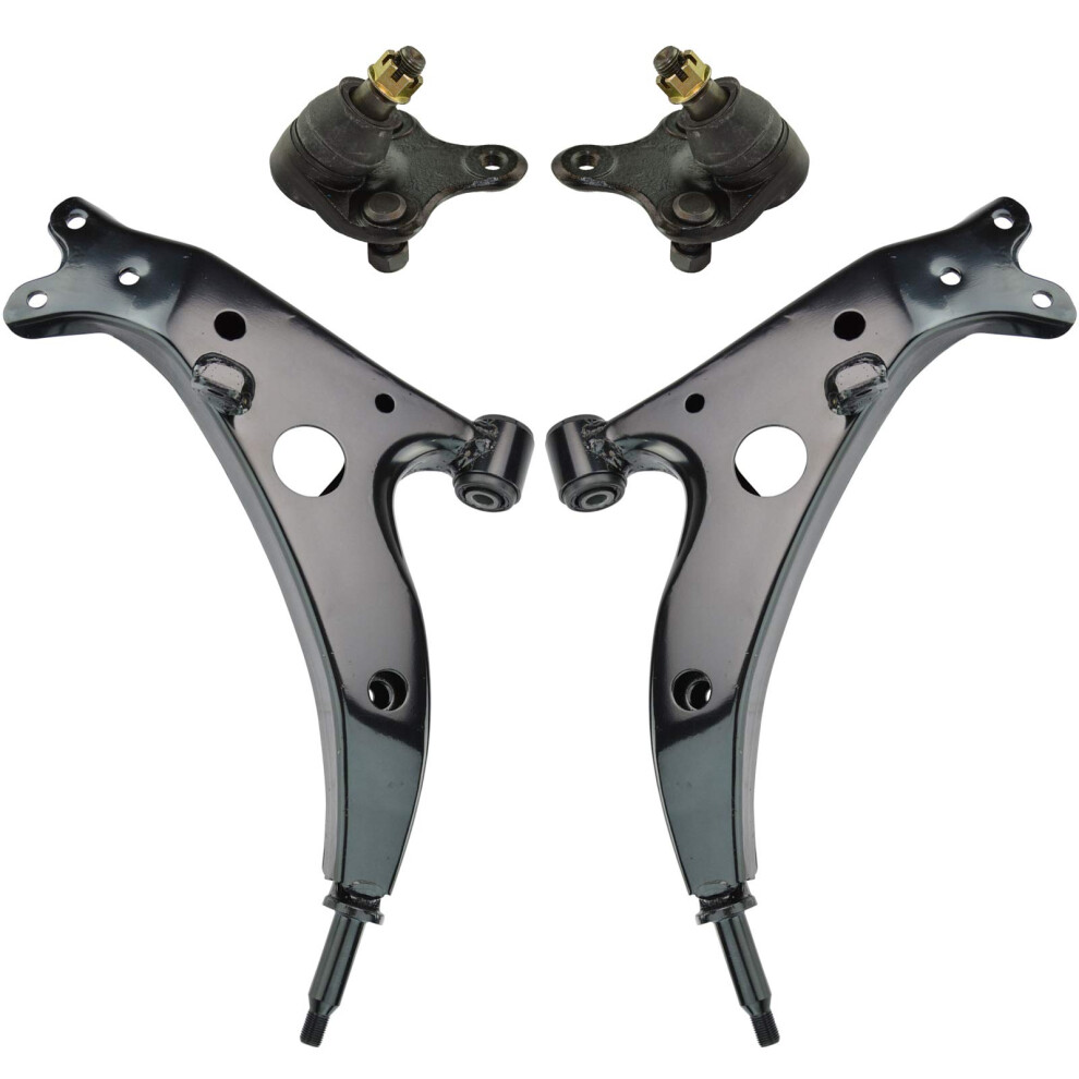 Trq Front Control Arm With Ball Joint Set Compatible With 1996-2000 Toyota Rav4 191213564769