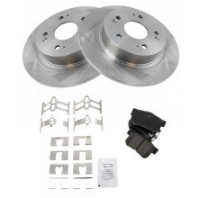 Sada keramick ch brzdov ch do ticiek a kot cov TRQ pre Honda Accord 05-07, lav a prav ...