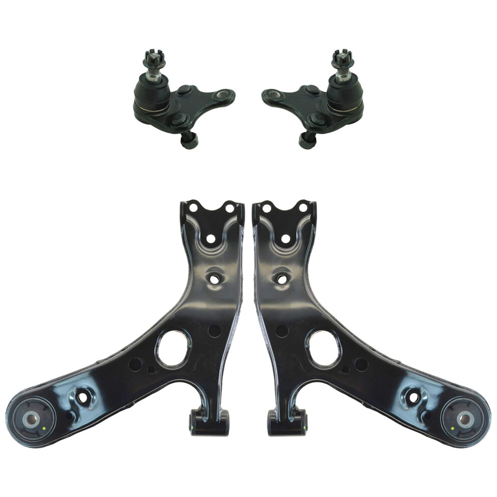 Trq Front Lower Control Arm With Ball Joint Set Compatible With 2010-2012 Lexus Hs250h 2016 Scion Im 2011-2016 Tc 2008-2015 Xb 2017-2018 Toyota Coroll 191213857045