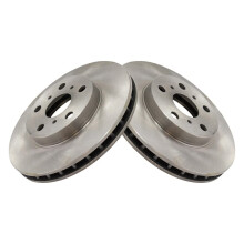 TRQ Front Brake Rotors Set Vent Compatible med 1987-1991 Toyota Camry