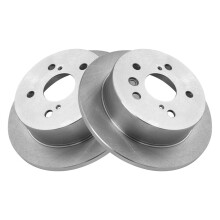 TRQ Achterremschijven Set Vast Compatibel met 2002-2003 Lexus ES300 2004-2006 ES330 2005-2007 Toyota Avalon
