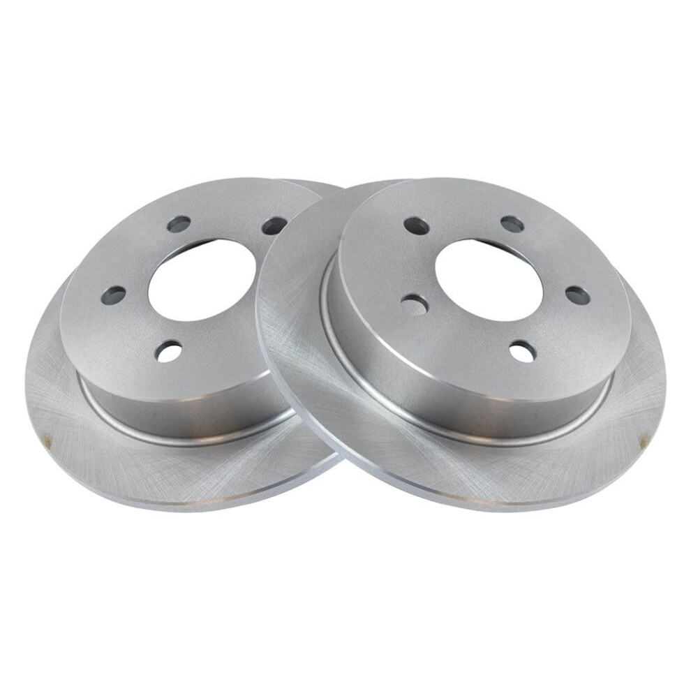 Trq Rear Disc Brake Rotor Pair Set For Alero/Century/Grand Am/Grand Prix/Impala/Intrigue/Montana/Monte Carlo/Regal/Trans Sport/Venture 191213758137