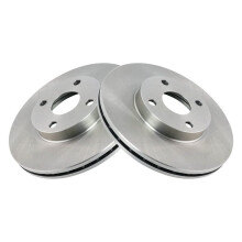 TRQ Bremsscheiben-Set vorne belüftet, kompatibel mit 1992–2003 Ford Escort 1992–1995 MX-3 1990–1998 Protege 1992–1999 Mercury Tracer