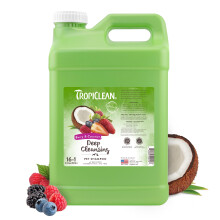 TropiClean Deodorizacn ampon pro psy pro pchnouc mazlcky Profesionln ampon pro psy Dlouhotrvajc kontrola zpachu Puppy Safe USA Made Berry