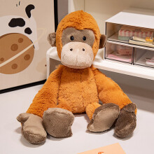 (Monkey, 23cm) Monkey Plush Pillow Sloth Turtle Lamb Toy Comfort Doll Gift Decoration Birthday