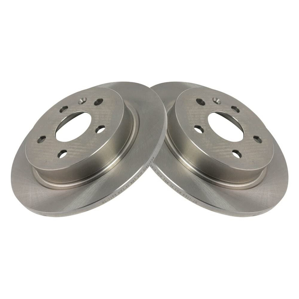 Trq Rear Brake Rotors Set Solid Compatible With 2012-2016 Buick Lacrosse 2011-2017 Regal 2013-2016 Chevrolet Malibu 2016 Malibu Limited 191213141205