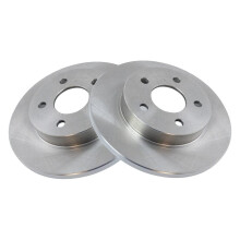 TRQ bageste bremseotorer Sæt solid kompatibel med 2005-2008 Chevrolet Cobalt 2008-2010 HHR 2004-2012 Malibu 2007-2009 Pontiac G5 2005-2010 G6 Sat