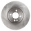 TRQ Front Brake Rotors Set Vent Compatible med 2007-2015 Mini Cooper 2