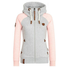 (Pink, Tag 3XL=US XL) Fashion Zipper Womens Sweater Hooded Cardigan Casual Hoodies Tops Coat Jacket
