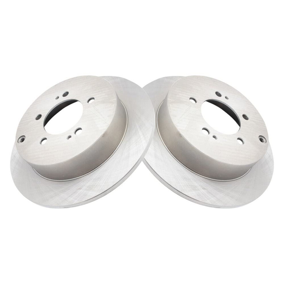 Trq Bremsscheibensatz Hinten, Solide, Kompatibel Mit Mitsubishi Lancer 2009 2015, Outlander 2008 2013-image