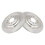 TRQ bakbromsskivor Set solid kompatibel med 2014-2023 Jeep Cherokee 1