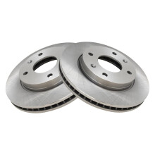 TRQ Front Brake Rotors Set Vent Compatible med 2002-2003 Hyundai Sonata 2001-2002 Kia Optima