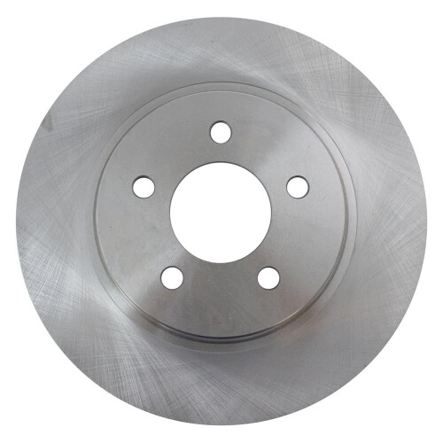 TRQ Rear Brake Rotors Set Solid Compatible with 2005-2014 Ford Mustang 1