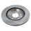 TRQ Rear Brake Rotors Set Solid Compatible with 2005-2014 Ford Mustang 3