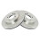 TRQ Front Brake Rotors Set Vented Compatible with 2002-2006 Mini Cooper 1