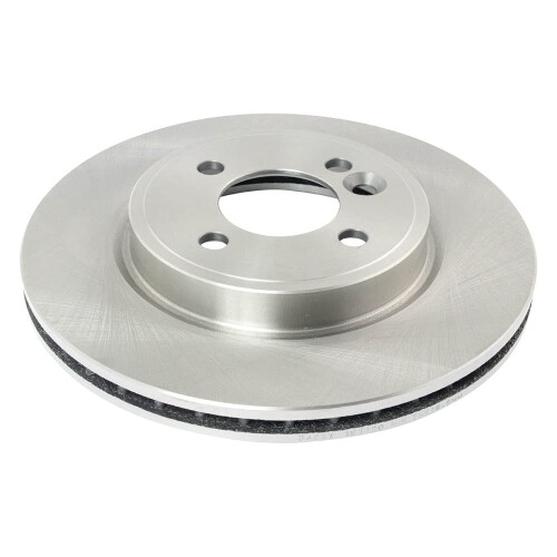 TRQ Front Brake Rotors Set Vented Compatible with 2002-2006 Mini Cooper 1