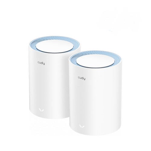 Wifi Router - Cudy - M1200 - AC1200 - Dual-band - Pack van 2 mesh-systemen
