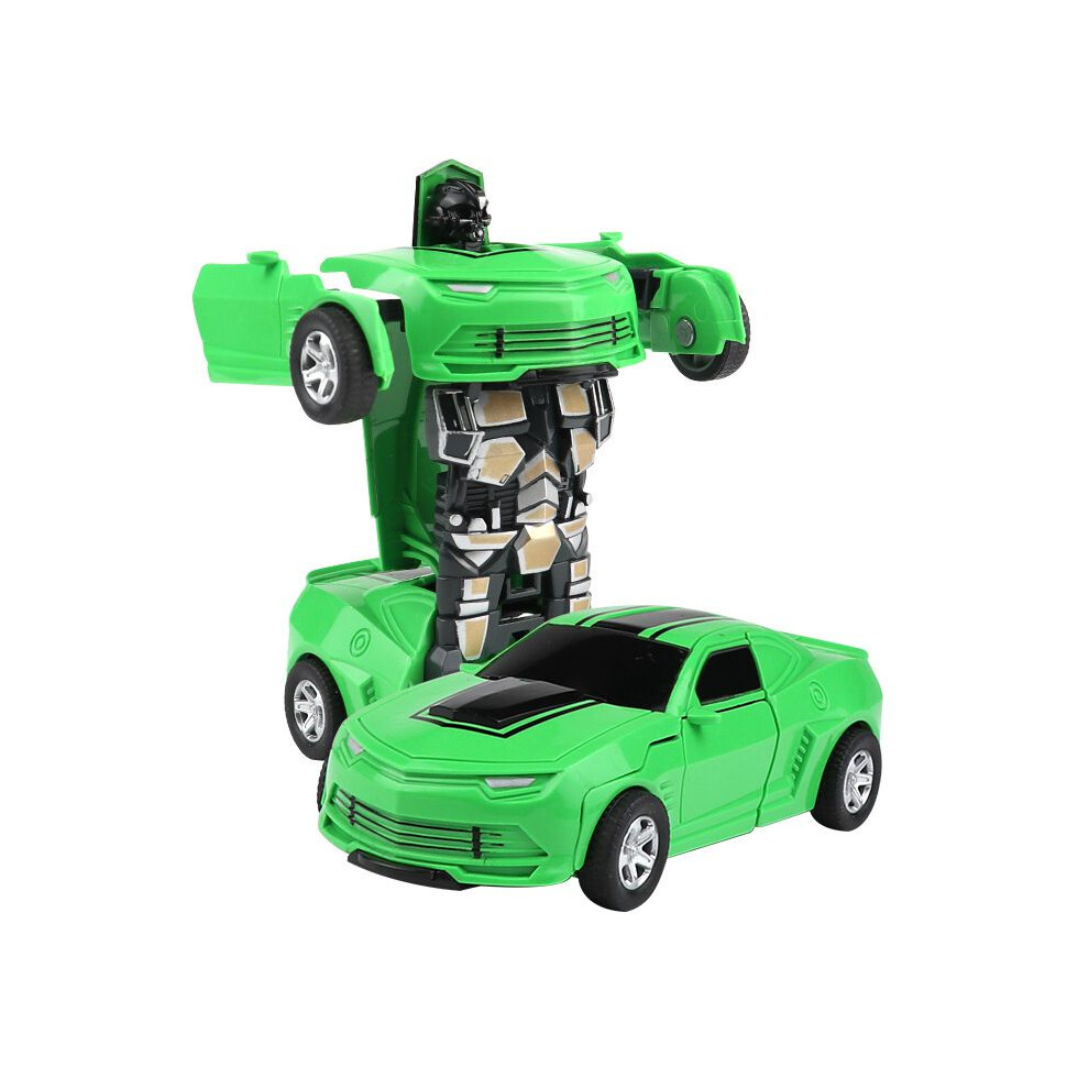 (GreenBumblebee) Robot 2in1 Deformation Car Toy Early Education For Children Christmas Gift Boys