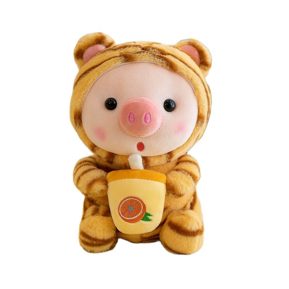 (Tiger, 30cm) Cute 2535cm Pig Plush Toy Cosplay Unicorn Frog Tiger Bunny Soft Rabbit Stuffed